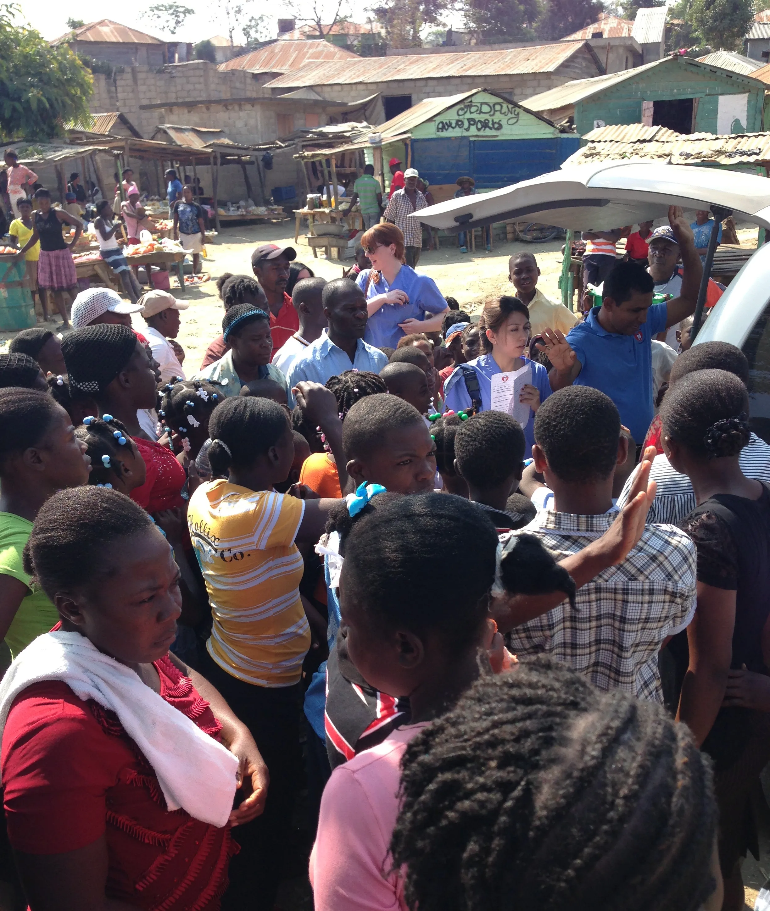 Market day in the village