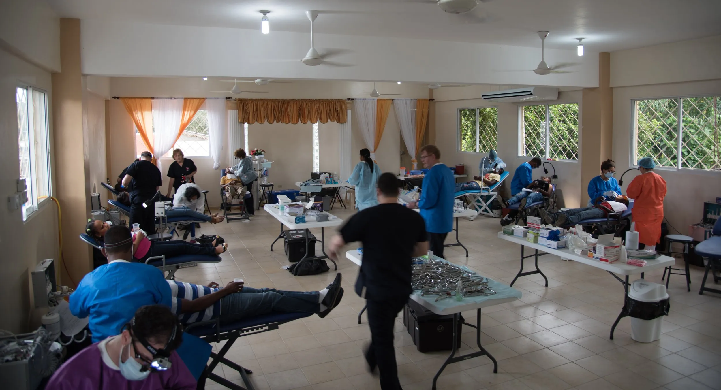 Cheerful Heart dental clinic in full operation
