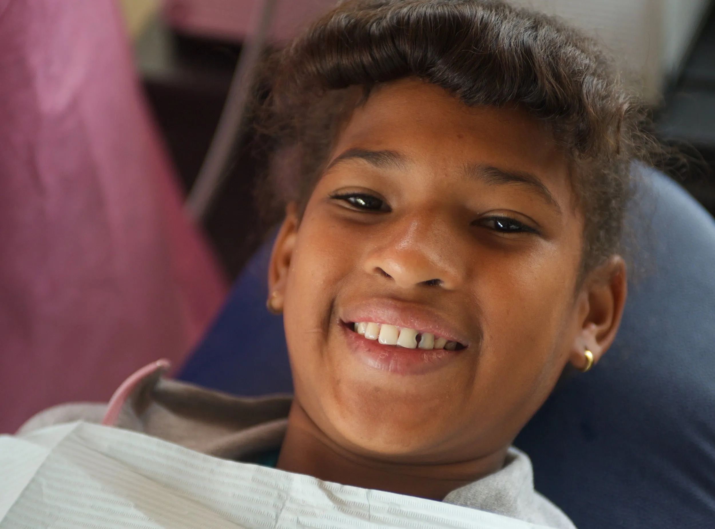 All smiles after treatment