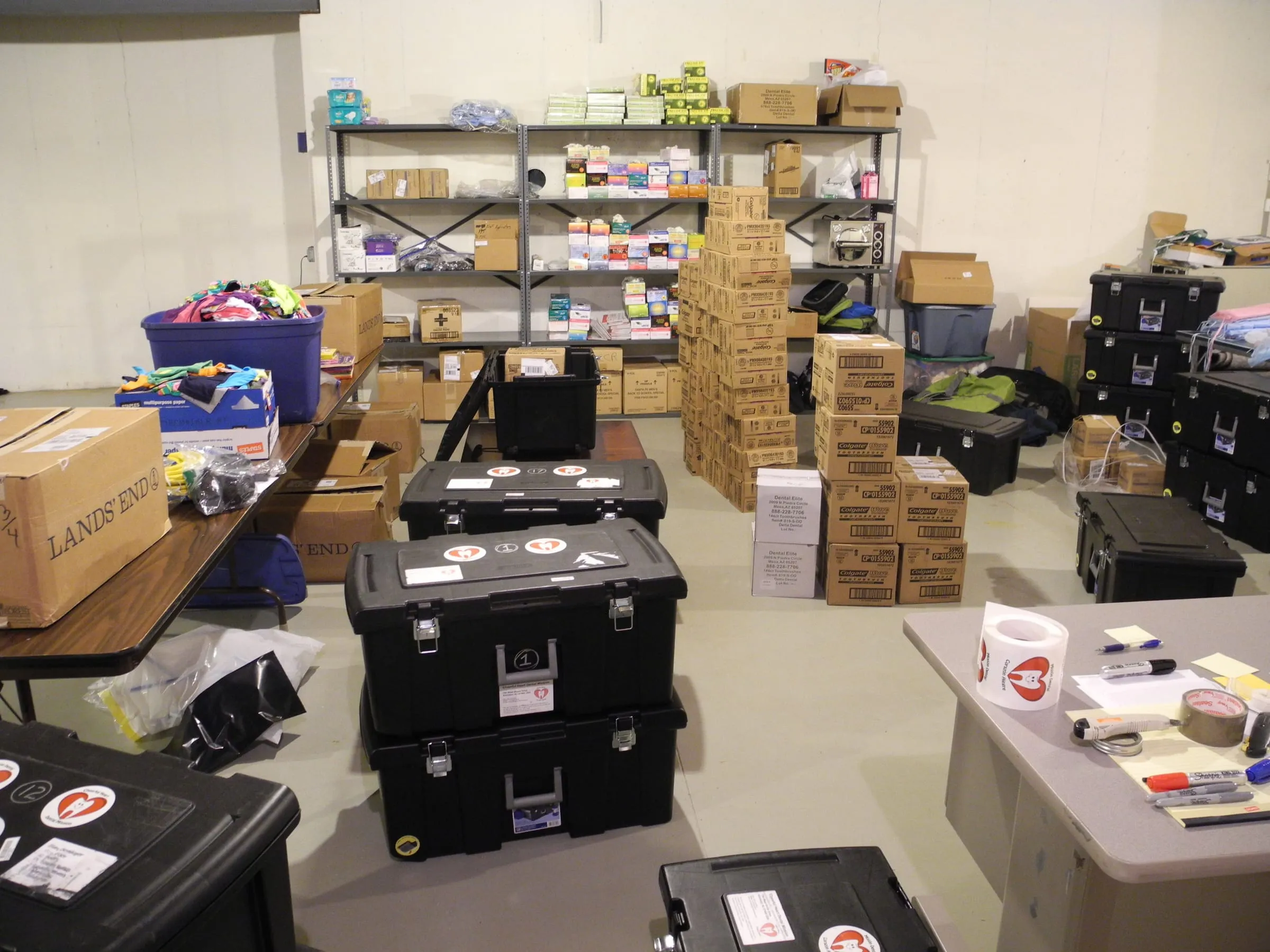 The supply room