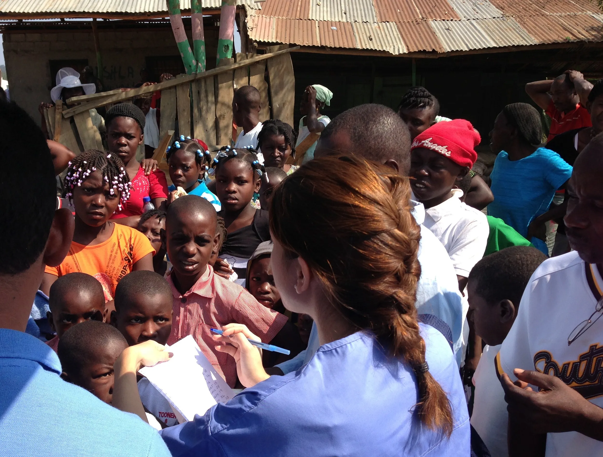 Registering patients for the clinic